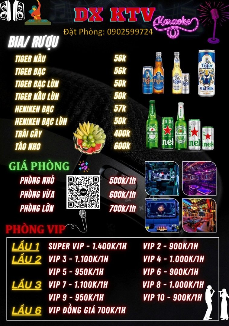 Menu Du Xuân KTV